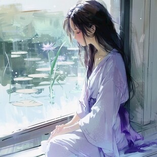 香蕉社区联系我们页面的二次元风格插画